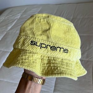 Rare Supreme Corduroy Bucket Hat Unisex